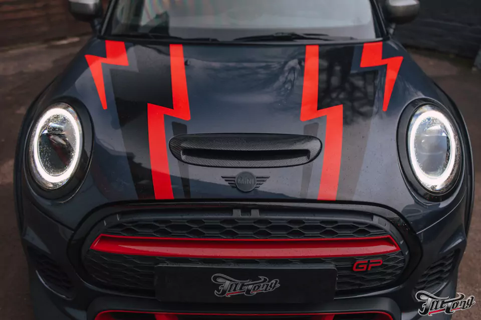 Оклеили в дизайн Mini Cooper GP